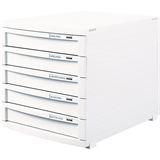 HAN Schubladenbox Contur weiß 1505-12, DIN B4 mit 5 Schubladen HAN Schubladenbox Contur weiß 1505-12, DIN B4 mit 5 Schubladen