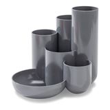 HAN Schreibtisch-Organizer CAMPUS dunkelgrau Polystyrol 5 Fächer HAN Schreibtisch-Organizer CAMPUS dunkelgrau Polystyrol 5 Fächer