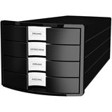HAN Schubladenbox Impuls schwarz 1012-13, DIN C4 mit 4 Schubladen HAN Schubladenbox Impuls schwarz 1012-13, DIN C4 mit 4 Schubladen