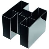 HAN Stiftehalter BRAVO schwarz Kunststoff 5 Fächer 10,9 x 10,9 x HAN Stiftehalter BRAVO schwarz Kunststoff 5 Fächer 10,9 x 10,9 x