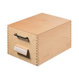 HAN Karteikasten DIN A6 für 900 Karteikarten braun mit Deckel HAN Karteikasten DIN A6 für 900 Karteikarten braun mit Deckel