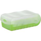 HAN Croco Karteikasten DIN A8 für 500 Karteikarten grün mit HAN Croco Karteikasten DIN A8 für 500 Karteikarten grün mit