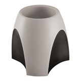 HAN Stiftehalter Delta grau/schwarz Polystyrol 6,5 x 4,9 x 8,8 cm HAN Stiftehalter Delta grau/schwarz Polystyrol 6,5 x 4,9 x 8,8 cm