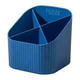 HAN Stiftehalter KARMA blau Polystyrol 4 Fächer 11,1 x 11,1 x HAN Stiftehalter KARMA blau Polystyrol 4 Fächer 11,1 x 11,1 x