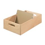 HAN Karteikasten DIN A5 für 1.500 Karteikarten braun ohne Deckel HAN Karteikasten DIN A5 für 1.500 Karteikarten braun ohne Deckel