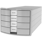 HAN Schubladenbox Impuls lichtgrau 1012-11, DIN C4 mit 4 Schubladen HAN Schubladenbox Impuls lichtgrau 1012-11, DIN C4 mit 4 Schubladen