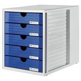 HAN Schubladenbox System-Box blau 1450-14, DIN C4 mit 5 Schubladen HAN Schubladenbox System-Box blau 1450-14, DIN C4 mit 5 Schubladen