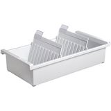 HAN Karteikasten DIN A6 für 1.300 Karteikarten grau ohne Deckel HAN Karteikasten DIN A6 für 1.300 Karteikarten grau ohne Deckel