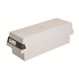 HAN Karteikasten DIN A7 für 1.300 Karteikarten grau mit Deckel HAN Karteikasten DIN A7 für 1.300 Karteikarten grau mit Deckel