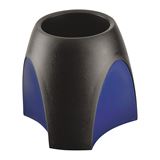 HAN Stiftehalter Delta schwarz/blau Polystyrol 6,5 x 4,9 x 8,8 cm HAN Stiftehalter Delta schwarz/blau Polystyrol 6,5 x 4,9 x 8,8 cm