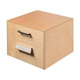 HAN Karteikasten DIN A5 für 900 Karteikarten braun mit Deckel HAN Karteikasten DIN A5 für 900 Karteikarten braun mit Deckel