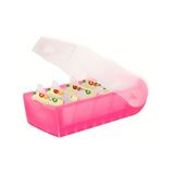 HAN Croco Karteikasten DIN A7 für 900 Karteikarten pink mit HAN Croco Karteikasten DIN A7 für 900 Karteikarten pink mit