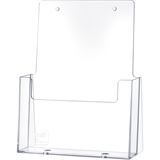 helit 2 Tischprospekthalter transparent DIN A5