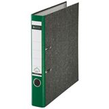 LEITZ 1050 Ordner gr&uuml;n marmoriert Karton 5,2 cm DIN A4