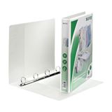 LEITZ 6 Pr&auml;sentationsringb&uuml;cher 4-Ringe wei&szlig; 4,4 cm