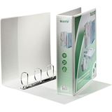 LEITZ 4 Pr&auml;sentationsringb&uuml;cher 4-Ringe wei&szlig; 7,7 cm