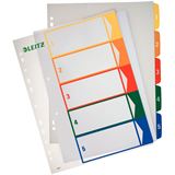 LEITZ Ordnerregister 1291 Vollformat, Überbreite 1-5 farbig LEITZ Ordnerregister 1291 Vollformat, Überbreite 1-5 farbig