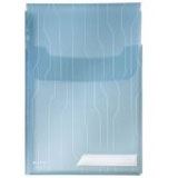 LEITZ 3 Organisationshüllen CombiFile Maxi DIN A4 blau genarbt LEITZ 3 Organisationshüllen CombiFile Maxi DIN A4 blau genarbt