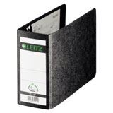 LEITZ 1078 Ordner schwarz marmoriert Karton 7,8 cm DIN A6 quer LEITZ 1078 Ordner schwarz marmoriert Karton 7,8 cm DIN A6 quer