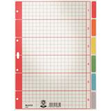 LEITZ Ordnerregister Vollformat 1-6 grau, farbig 6-teilig, 1 Satz LEITZ Ordnerregister Vollformat 1-6 grau, farbig 6-teilig, 1 Satz