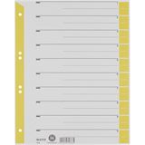 LEITZ Trennbl&auml;tter 1652 1-0 gelb, 25 St.
