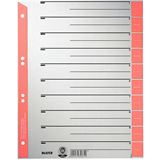 LEITZ Trennbl&auml;tter 1652 1-0 rot, 100 St.