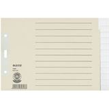 LEITZ Ordnerregister 1226 Vollformat blanko grau 12-teilig, 1 St. LEITZ Ordnerregister 1226 Vollformat blanko grau 12-teilig, 1 St.