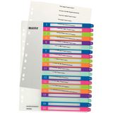 LEITZ Ordnerregister WOW Vollformat, Überbreite 1-20 farbig LEITZ Ordnerregister WOW Vollformat, Überbreite 1-20 farbig