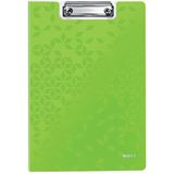 LEITZ Klemmbrettmappe WOW 4199 DIN A4 grün Rauten Kunststoff LEITZ Klemmbrettmappe WOW 4199 DIN A4 grün Rauten Kunststoff