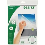 LEITZ 10 Sichth&uuml;llen 4000 Standard DIN A4 transparent genarbt