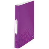 LEITZ WOW Ringbuch 2-Ringe violett-metallic 3,2 cm DIN A4