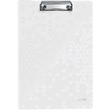 LEITZ Klemmbrettmappe WOW 4199 DIN A4 wei&szlig; Kunststoff