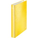 LEITZ WOW Ringbuch 2-Ringe gelb 4,0 cm DIN A4
