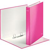LEITZ WOW Ringbuch 2-Ringe pink 4,0 cm DIN A4