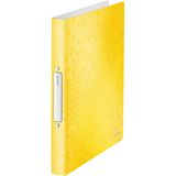 LEITZ WOW Ringbuch 2-Ringe gelb 3,2 cm DIN A4