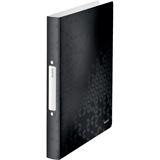 LEITZ WOW Ringbuch 2-Ringe schwarz 3,2 cm DIN A4