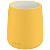 LEITZ Stiftehalter Cosy gelb Keramik 8,7 x 8,7 x 10,8 cm