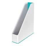 LEITZ Stehsammler WOW Duo Colour 53621051 perlwei&szlig;/eisblau