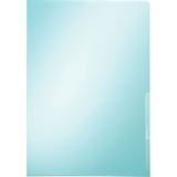 LEITZ 100 Sichth&uuml;llen Premium 4100 DIN A4 blau glatt 0,15 mm