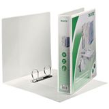 LEITZ 4 Pr&auml;sentationsringb&uuml;cher 2-Ringe wei&szlig; 6,3 cm