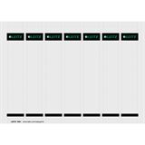 LEITZ 175 Einsteck-Rückenschilder 1681 grau für 5,2 cm LEITZ 175 Einsteck-Rückenschilder 1681 grau für 5,2 cm