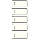 LEITZ 50 Ordneretiketten 1692-00-85 grau