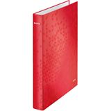 LEITZ WOW Ringbuch 2-Ringe rot 4,0 cm DIN A4