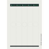 LEITZ 125 Ordneretiketten grau f&uuml;r 5,0 cm R&uuml;ckenbreite