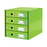 LEITZ Schubladenbox Click & Store gr&uuml;n 60490054, DIN A4 mit
