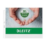 LEITZ 50 Prospekthüllen 4724 DIN A4 quer transparent genarbt LEITZ 50 Prospekthüllen 4724 DIN A4 quer transparent genarbt
