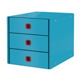 LEITZ Schubladenbox Click & Store Cosy blau 53680061, DIN A4 mit