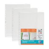 OXFORD 6 Dokumententaschen DIN A4 glasklar blendfrei 0,20 mm