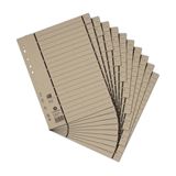 OXFORD Trennbl&auml;tter 1-10 grau, 100 St.