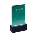 SIGEL luminous LED-Tischaufsteller DIN A6